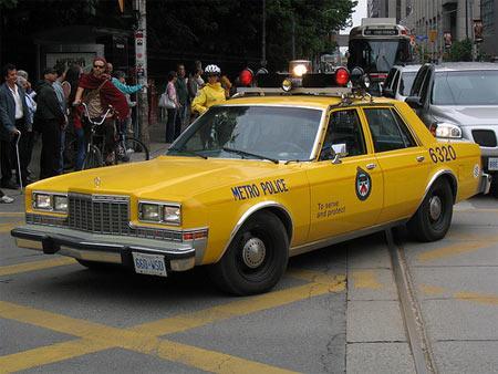 voitures de police