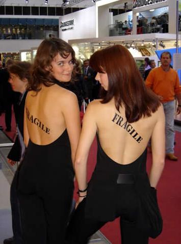les pin-ups du salon de francfort