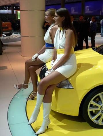 les pin-ups du salon de francfort