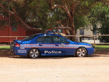 les voitures de police